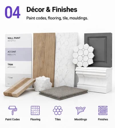 Décor & Finishes — illustration